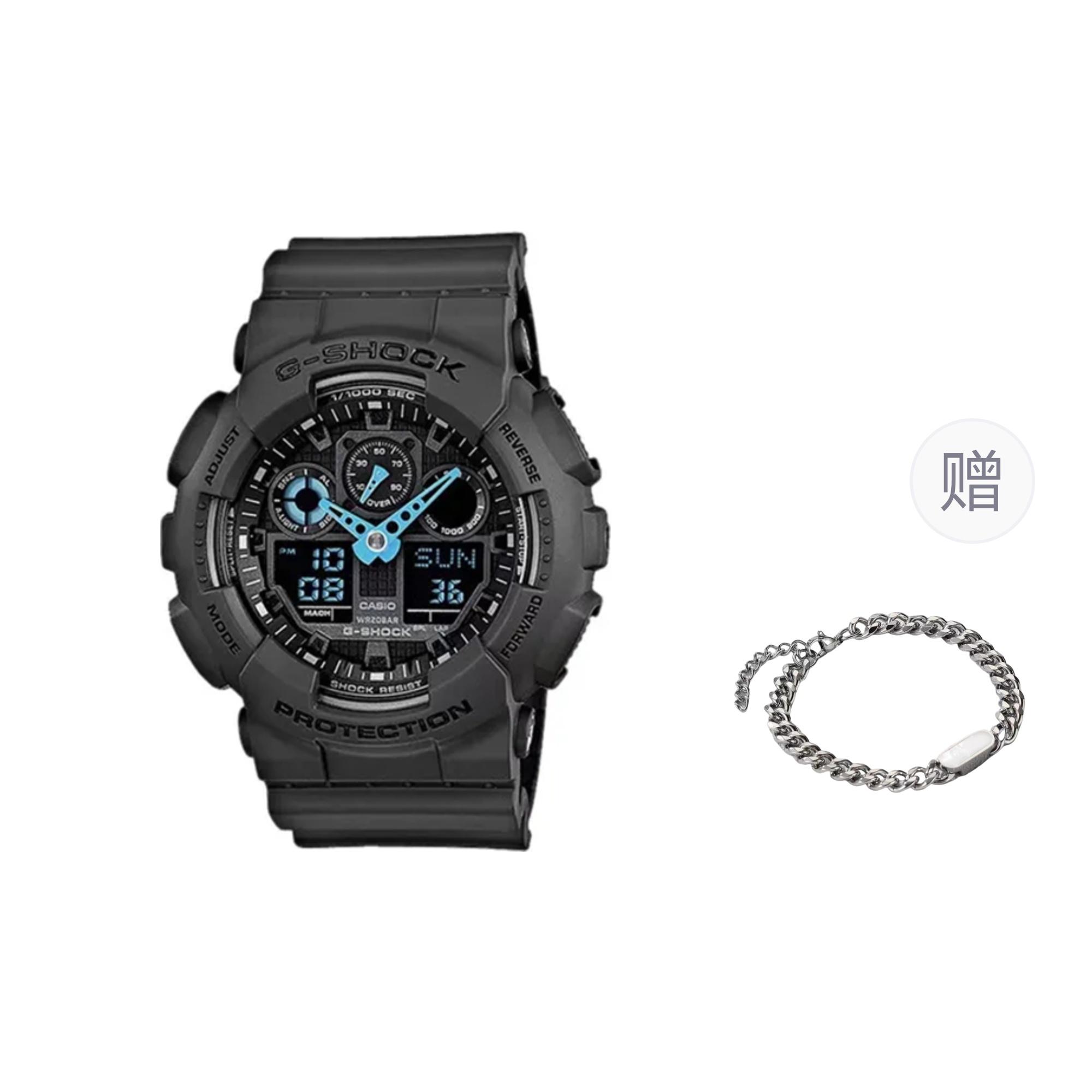 CASIO Men Black Watch GA-100C-8A- Black