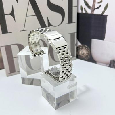 Stainless Steel Tank Chain Watch Band for Seiko Turtle SRP773/775/777/A21, 22mm