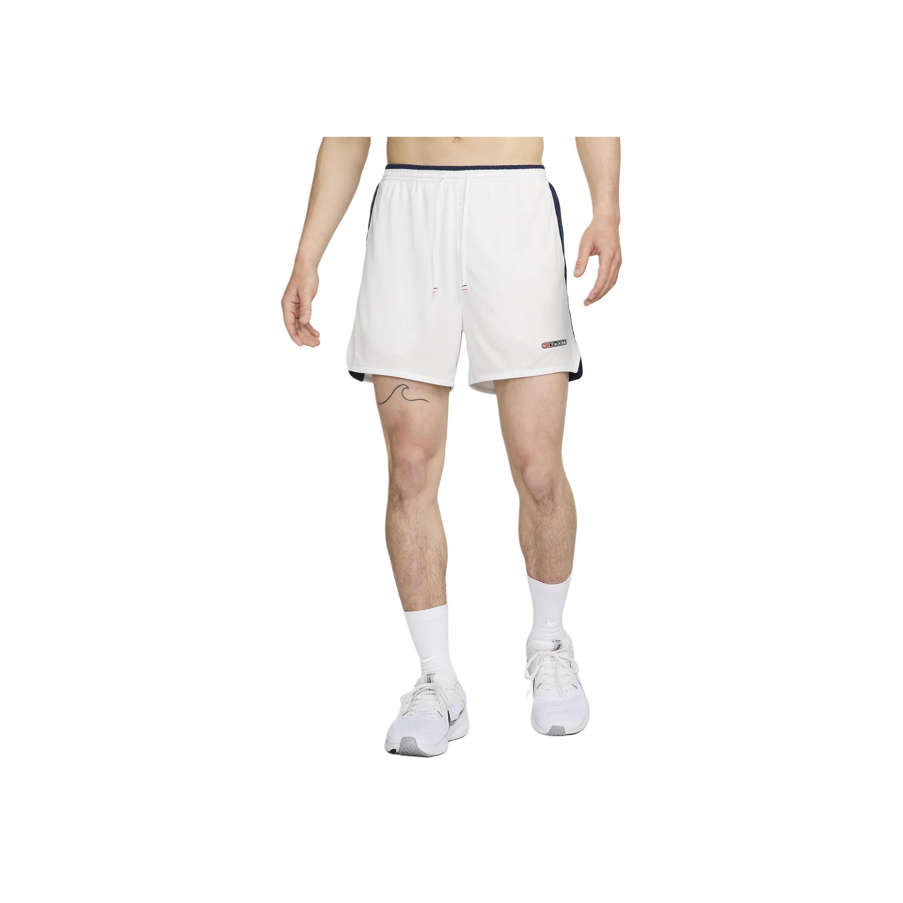 

Nike Track Club Color Block Breathable Mid Rise Casual Shorts Men shorts White FZ7398-121 M