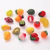 5PCS 3D Lifelike Fruit Miniature Resin Beads Fadeless Color for DIY Bracelet Necklace Jewelry Making Family Craft Activities