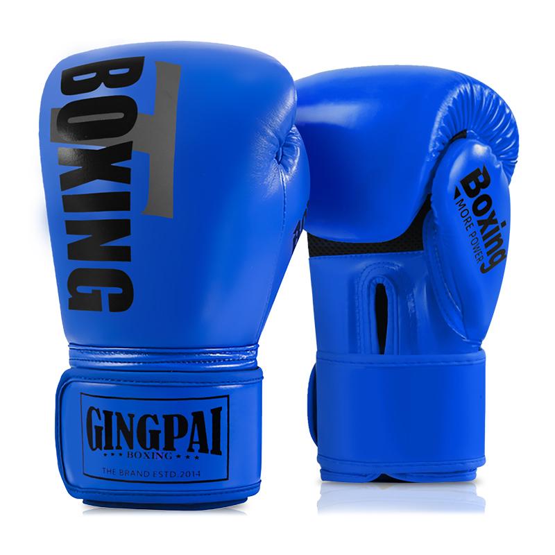 Gingpai Boxing Gloves for Kids Adults Muay Thai MMA Training Punching Sandbag Fighting Gloves Set