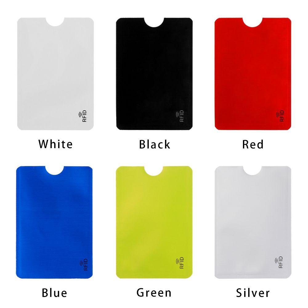 5PCS Cover Safety Credit Cards Bank Aluminium Blocking Anti Thief Rfid Card Holder