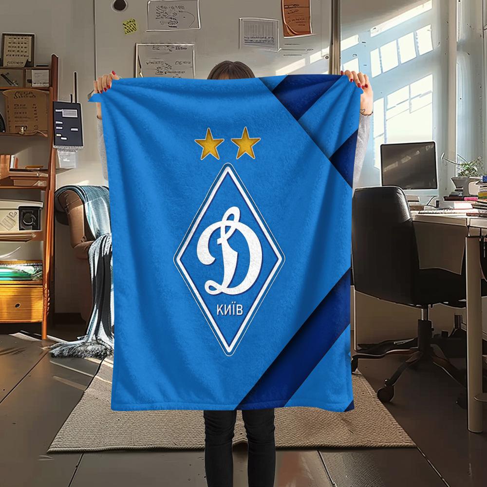 Dynamo Kyiv Flannel Blanket, High Quality Comfortable for All Seasons, Home Decor, Warmth and Comfort