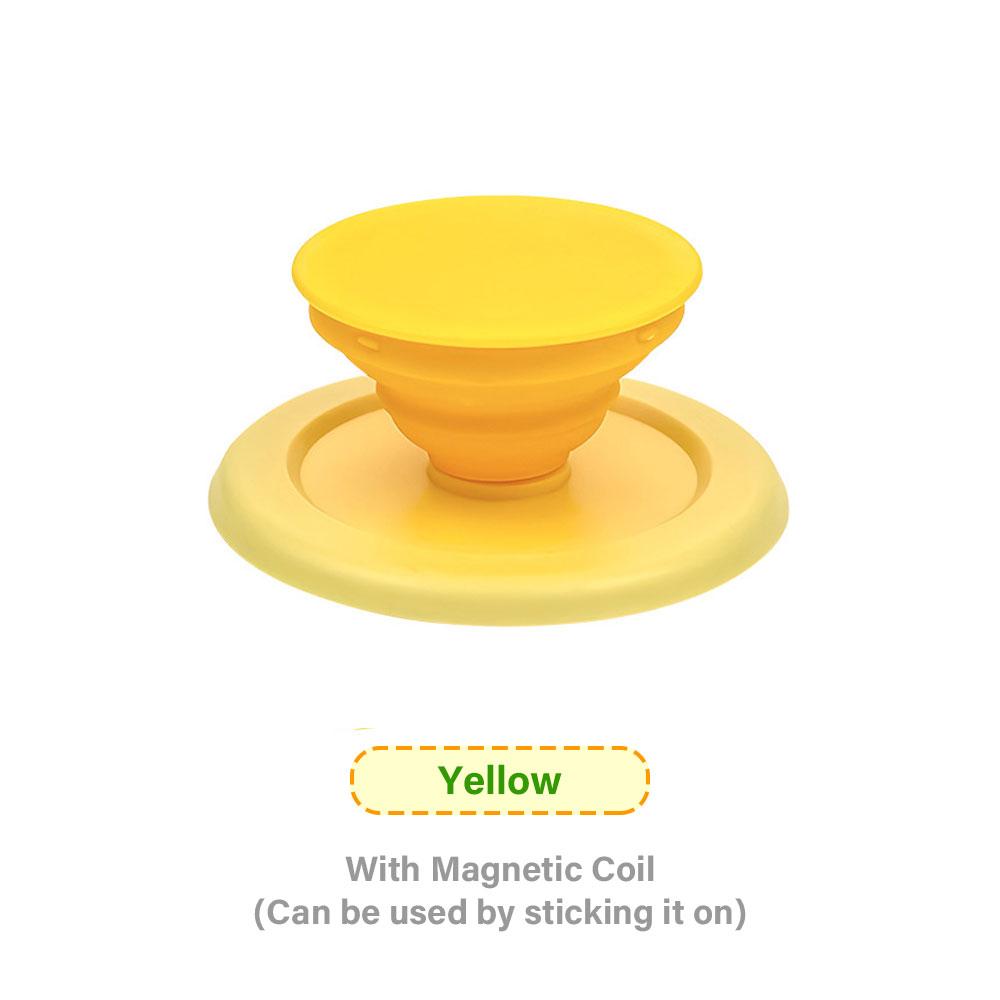 Silicone World Magnetic Folding Mobile Phone Grip Holder Socket Support for Magsafe Ring Finger Expanding Stand Portable Bracket