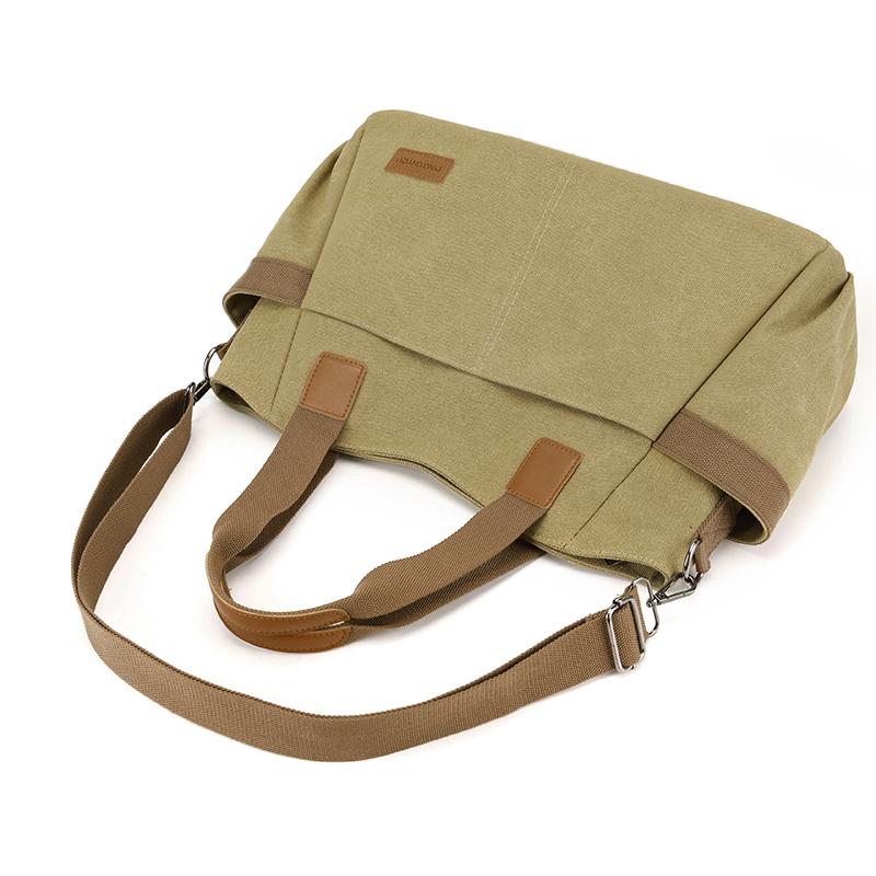 Women's Large Capacity Shoulder Bag Handbag Canvas Vintage Student Crossbody Bag