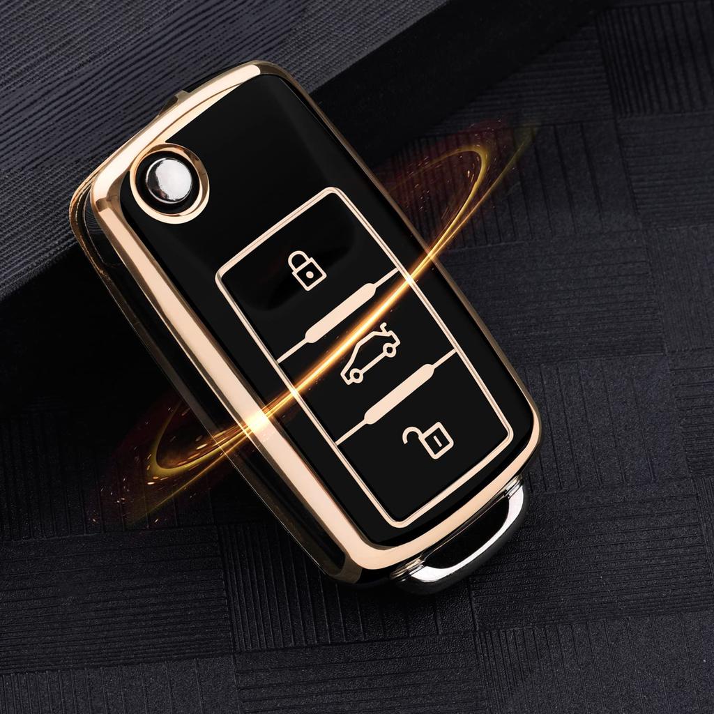 OATSBASF Volkswagen Key Cover VW Key Case Luxury TPU Dirt