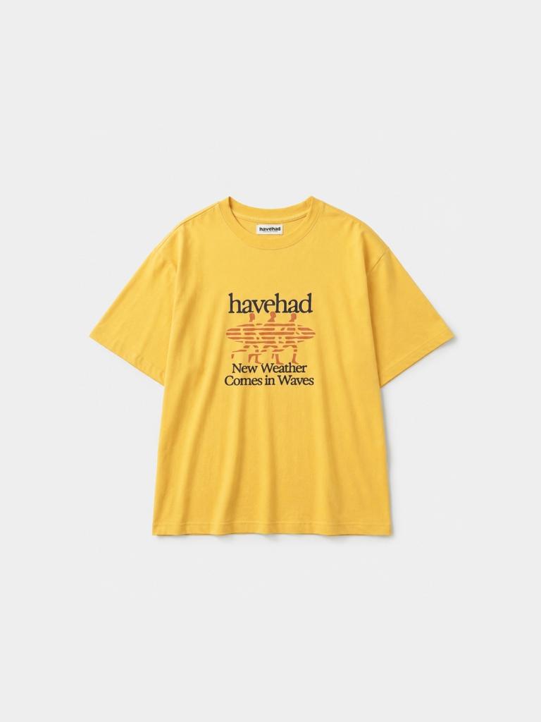 HAVE HAD Chasing Wave T-Shirt (Yellow)