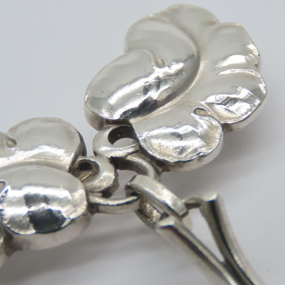 Used Georg Jensen Brooch Moonlight Grape Silver925 Silver Grapes