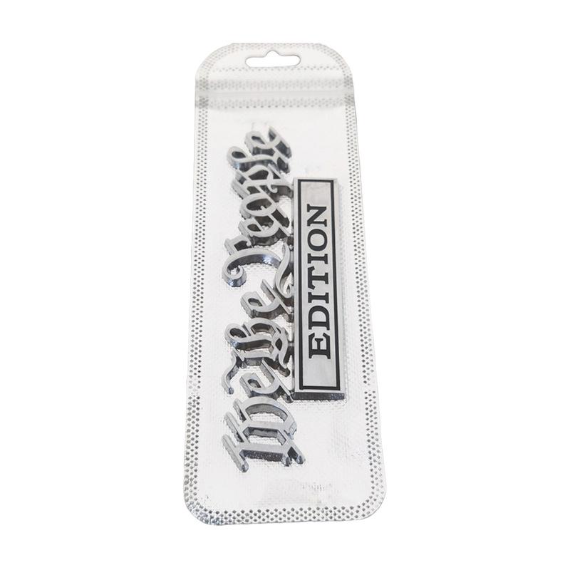 My Lidé Kovový Znak na Auto - Přeshraniční Zdroj Úprava Auta Zadní Znak