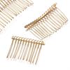 10pcs/Lot 10/12/15/20 Teeth Metal Wire Hair Comb Base For DIY Handmade Hair Clip Accessories Wedding Jewelry Making Decorative
