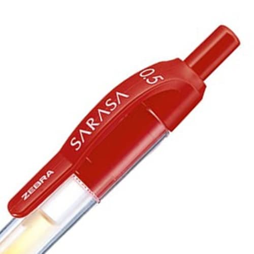 Zebra gel ballpoint pen Sarasa 0.5 red 10 pieces B-JJ3-R