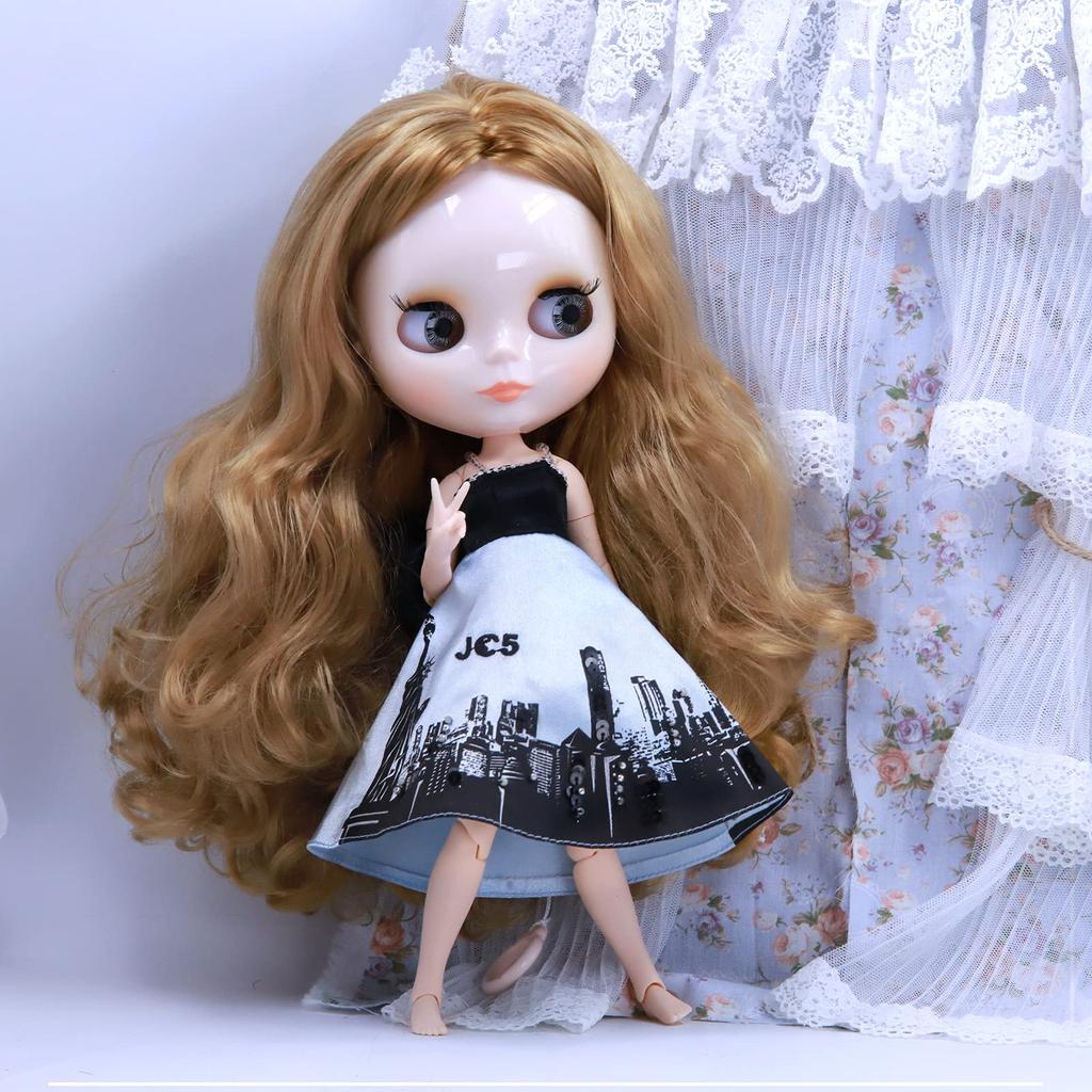 ICY Fortune Days Lalka 30cm Tylko Śliczna Lalka do Ćwiczeń BJD 4 Zmiana Koloru Oczu Wymiana Peruki Wymiana Rąk