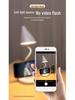 LED Desk Lamp with Eye Protection, Three-Level Dimming, USB Charging & Plug-in, Dual Use for Bedroom or Dorm.