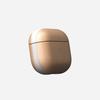 Coque airpods 3 - nomad - cuir véritable - couleur nude - étui moderne - design unique