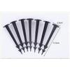 Pack of 100 Ground Stakes for Fixing Weed Control Cloth, or Mole Control Net Black