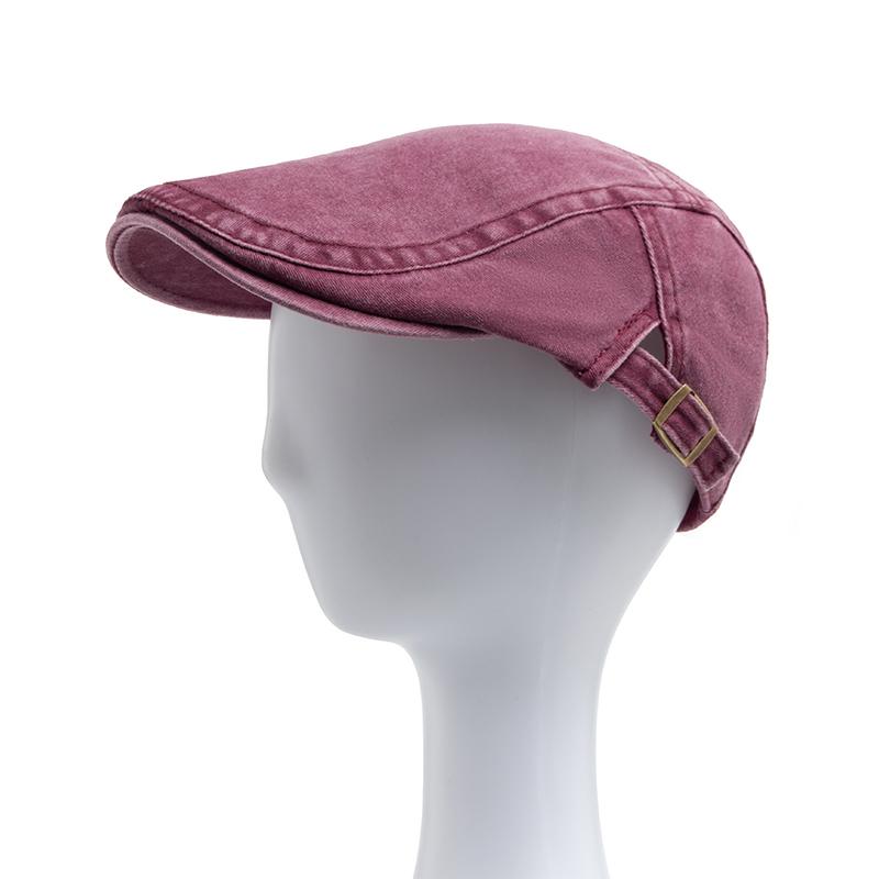 Nový Vintage Bavlněný baret Muži Ženy Móda Ploché kšiltovka Kšiltovka Ležérní Podzimní barety Retro Newsboy Klobouk Léto Unisex Nastavitelný
