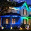 RGB Permanent Outdoor Lights for House (24V, 33Ft (20 LED))