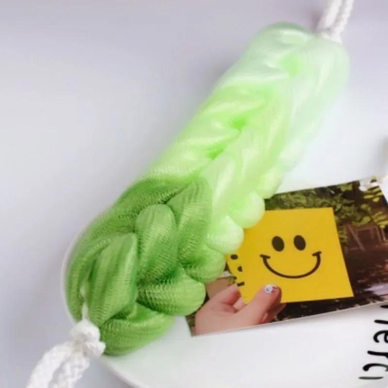 Bath Brush Body Scrub Back Scrubber Washcloth Mesh Shower Loofahs Bath Body Massage Brush Bathroom Anti-Cellulite Sponges Brush