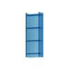 Rainbow Light Luxury Small Bookshelf Balcony Narrow Cabinet Floor Standing Shelf Handbook Against Wall Storage Cabinet Shadow