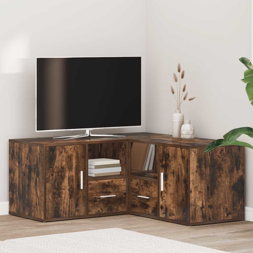 Vidaxl Eckschrank, Räuchereiche, 160x40x45 cm