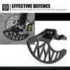 NICECNC For Surron Light Bee X For SUR-RON Light Bee S L1E Front Rear Brake Disc Guard Front Fork Leg Guard For Segway X160 X260
