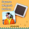 Magnetic Square Badge 100 Set of 100 Badge Machine Material, Pieces, Badges, Material, 5050cm