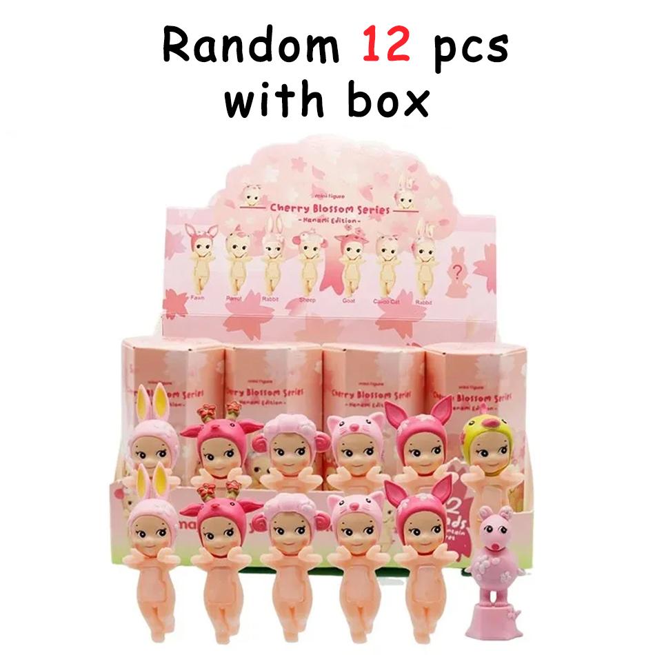 / New  Selling S Angels Cherry Blossom Series Anime Figures Ornaments Dolls Fans Children Birthday Gift Random