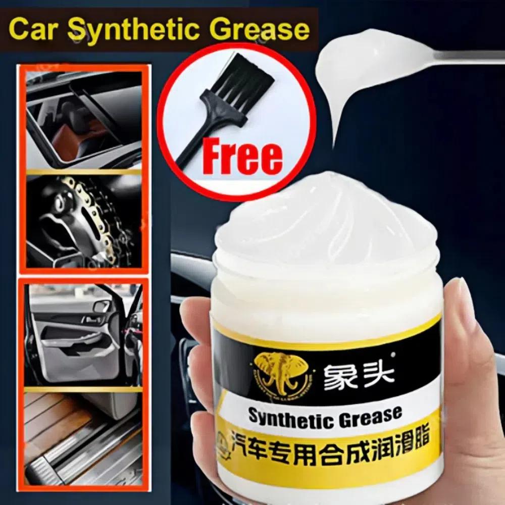 50g Sunroof Track Lubricant Synthetic Squeak Curative Upgraded Automotive Grease Car Maintenance