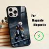Hero Academia KK-Katsuki Handyhülle Für iPhone17,16,15,14,13,12,11 Plus,Pro Magnetisch mit Magsafe Kabelloses Laden