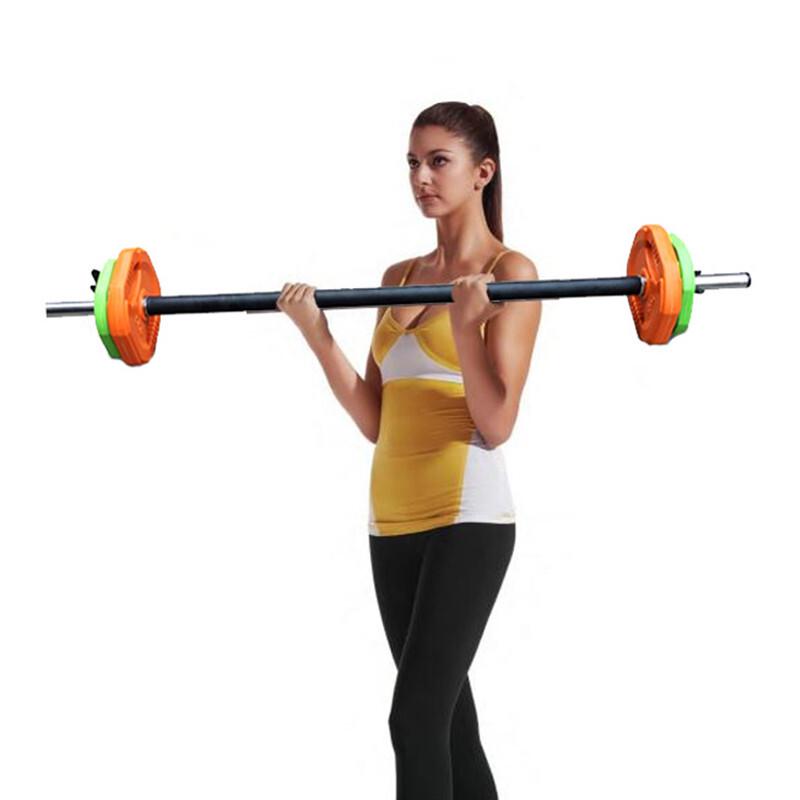 Yituo Colored Rubber-Coated Aerobics Barbell System
