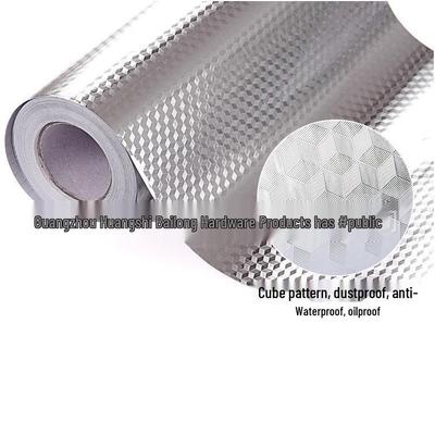 Verdickte selbstklebende Aluminiumfolienrolle: Feuchtigkeits-, Öl- und Wasserbeständige Küchenfolie
