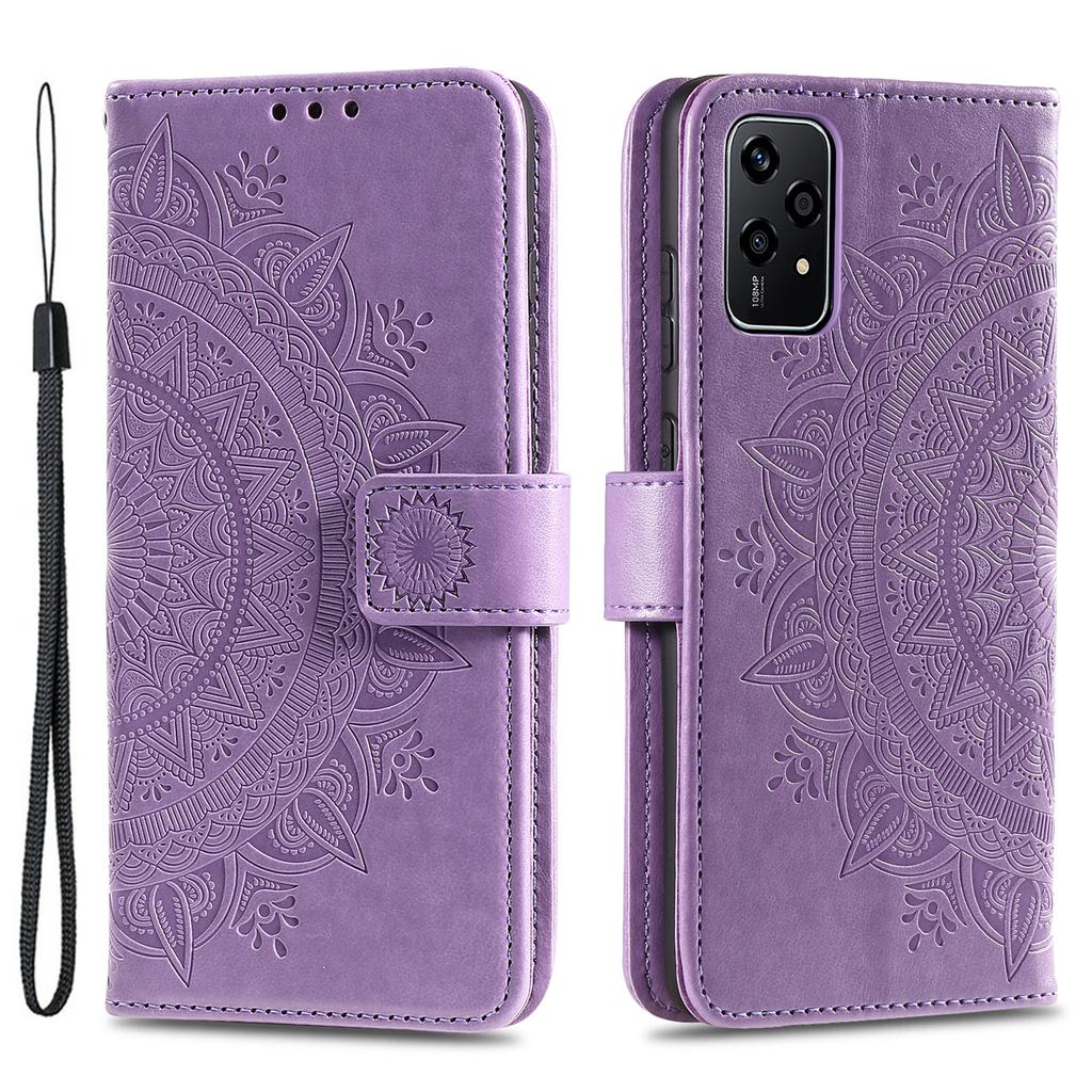 For Honor 200 Lite Case Flip Shockproof Leather Totem Wallet Phone Cover