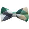 [Bowties.jp] Green Check Bow Tie, Easy-to-Wear Type Bd364