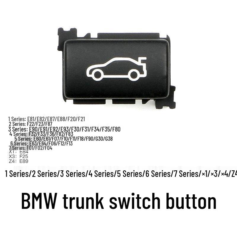 Compatible Trunk and Tailgate Switch Button for BMW 1-6 Series, X1, X3, X4, Z4
