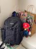 Schoolbag matte texture color matching drawstring backpack vitality girl camping small backpack travel versatile commuter backpack