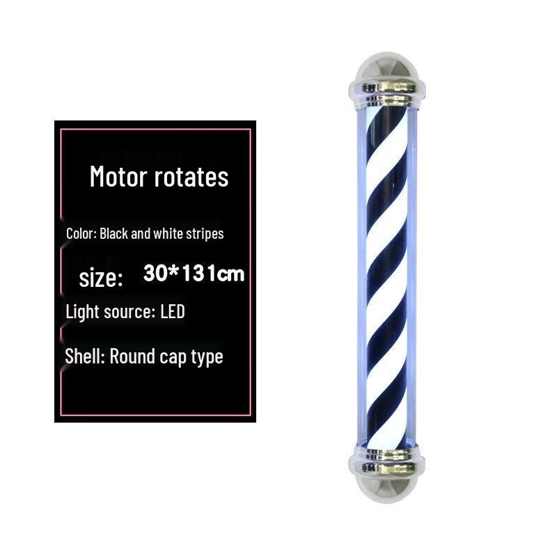LED Barber Pole Rotating Sign Light