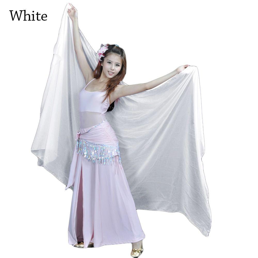 Women Show Costumes Dancer Skirt Belly Dance Veil Wrap Belt Hip Scarf Dancer Shawl