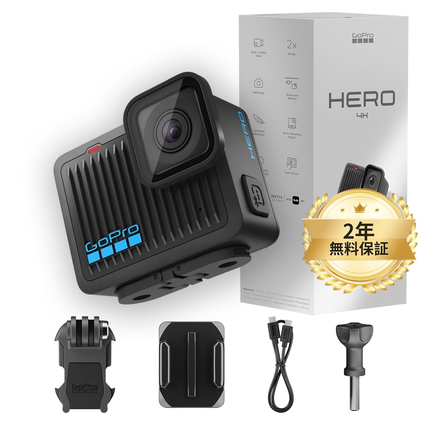 

версія GoPro HERO action camera 4k [FW Japan] чорний