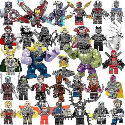 Marvel Avengers Komiksové Mini Figurky Sada 32 DC Mini Figurky Hrdinů Dárek pro Děti
