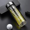 Termeike Double Wall Glass Tea Infuser Bottle with Smart Lid