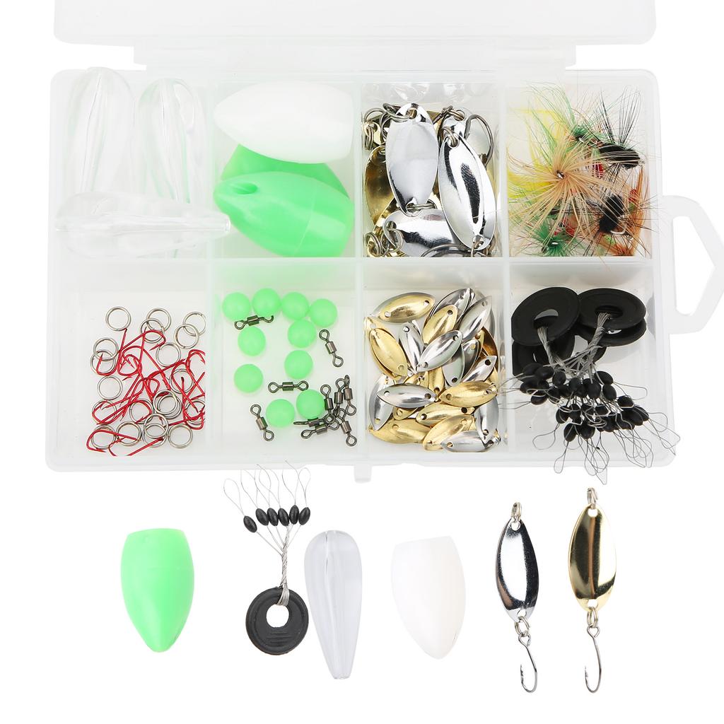 Fishing Fly Sequins Lures Beans Hook Melon Seeds Thrower Fish Tackle Accessories Kit