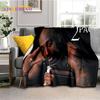 Rapper Eminem Tupac 2pac Hip-Hop Music Rap God Blanket,Soft Throw Blanket for Home Bedroom Bed Sofa Picnic Travel Cover Gift