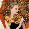 Aurora Dream Space Silk Scarf & Art Umbrella Set