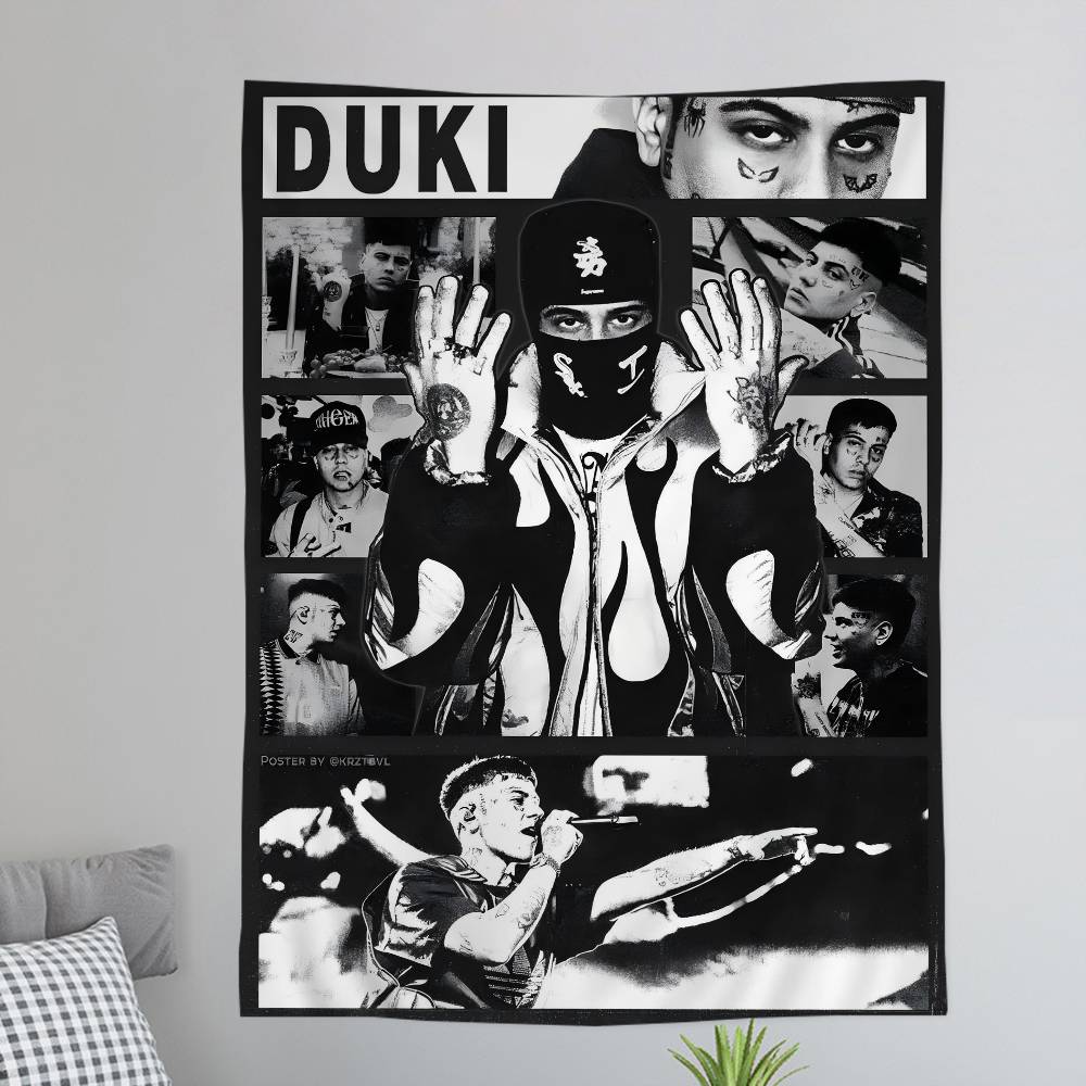 Rapper Duki Hippie Wall Hanging Tapestries Bohemian Wall Tapestries Mandala INS Home Decor