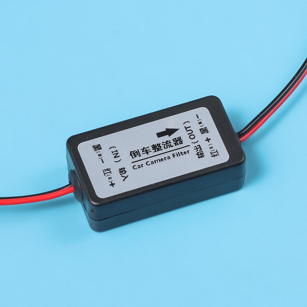 Eliminate interference Backup Camera Monitor Screen 12V DC Power Rectifier Relay Capacitor Filter