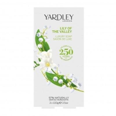 Yardley London Maiglöckchen Luxusseife 100g x 3 (Gebündeltes Produkt)