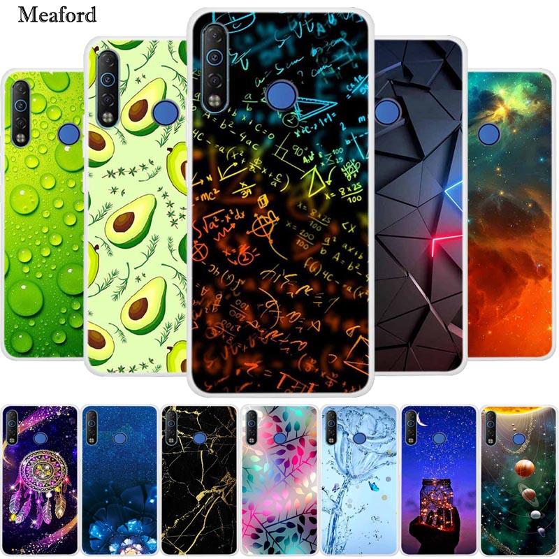 Phone Case For Tecno Camon 12 Air CC6 Case Silicone Soft TPU Back Cover For Tecno Camon 12 Case For TECNO Spark 4 Funda Cartoon