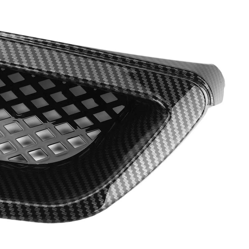 Zderzak Przedni w Stylu EK T-R Grill Siatkowy na Maskę do Honda Civic EK CX DX EX HX LX Type R 1999-2000 Wygląd Włókna Węglowego