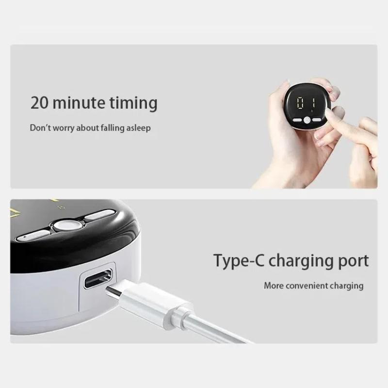 Eye Massager Relieves Fatigue, Eye Mask Charges, Hot Compress Soothes Eyes, Sleep, Electric Eye Protection Device