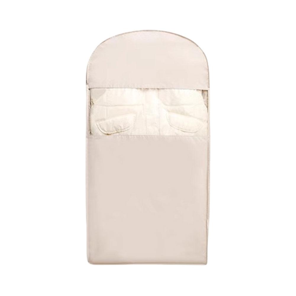 Space Saving Hanging Garment Bag with Self Compression Zipper Space Saver Closet Organizer Coat Storage Bag for Closet Storage